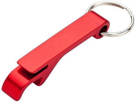 Draagbare 4 In 1 Flesopener Sleutelhanger Ketting Sleutelhanger Wijn Kurkentrekker Sleutelhanger Metalen Bier Bar Gereedschap Keuken Gadgets