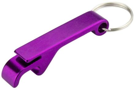 Draagbare 4 In 1 Flesopener Sleutelhanger Ketting Sleutelhanger Wijn Kurkentrekker Sleutelhanger Metalen Bier Bar Gereedschap Keuken Gadgets