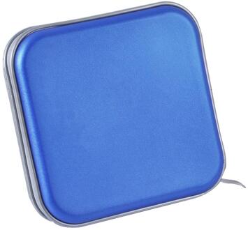 Draagbare 40Pcs Capaciteit Disc Cd Dvd Wallet Organizer Case Houder Houder Album Box Case Carry Bag Met rits Blauw
