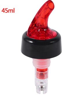 Draagbare 45/60Ml Quick Shot Maatregel Schenker Dranken Wijn Cocktail Dispenser Thuis Gereedschap Fles Mondstuk Stoppers wit-60ml