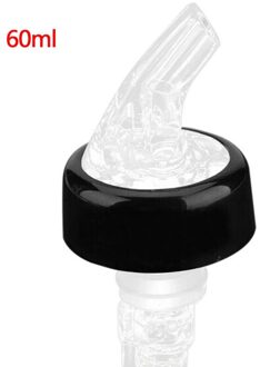 Draagbare 45/60Ml Quick Shot Maatregel Schenker Dranken Wijn Cocktail Dispenser Thuis Gereedschap Fles Mondstuk Stoppers wit-60ml