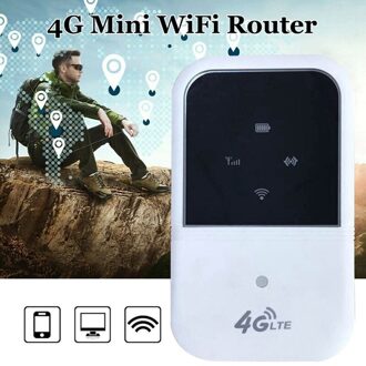 Draagbare 4G Lte Wifi Router Hotspot 150Mbps Unlocked Mobiele Modem Ondersteunt 10 Gebruikers Voor Auto Home Reizen B1 b3