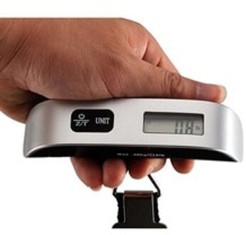 Draagbare 50 kg x 10g Opknoping Schaal Elektronische Digitale Reizen Koffer Bagage Tas Weegschalen (Geen Achtergrondverlichting)