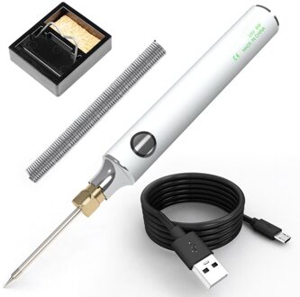 Draagbare 5V 8W Batterij Usb Draadloze Elektrische Soldeerbout Kit Lasser Draadloze 23Gb