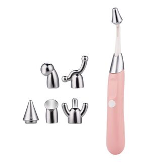 Draagbare 6 In 1 Schoonheid Bar Elektrische Face Eye Neus Massager Anti-Aging Rimpel Facial Skin Lifting Aanscherping Body massage Pen