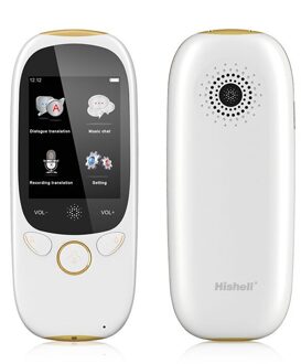 Draagbare 75 Multi Talen K1 Smart Vertaler Offline Two Way Voice Vertaler Instant Real Tijd Engels Spaans Russisch K1 Translator wit