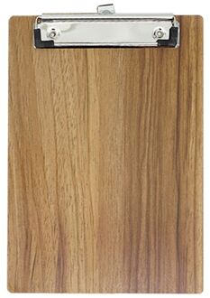 Draagbare A4 A5 Houten Schrijven Klembord Bestand Hardboard Kantoor School Briefpapier L41E A4-bruin