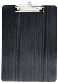 Draagbare A4 A5 Houten Schrijven Klembord Bestand Hardboard Kantoor School Briefpapier L41E A4-zwart