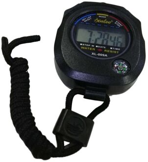 Draagbare Abs Tijd Teller Digitale Lcd Sport Stopwatch Professionele Waterdichte Sport Chronograaf Duurzaam Timer