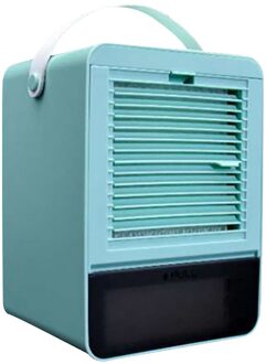 Draagbare Airconditioner Mini Luchtkoeler Usb Opladen Water Koelventilator Mini Desktop Airconditioning Voor Home Office # Gb40 groen