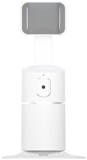 Draagbare All-In-1 Smart Selfie Stok 360 Graden Rotatie Auto Gezicht & Object Tracking Camera Telefoon Mount houder wit