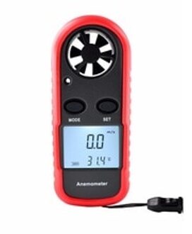 Draagbare Anemometer Anemometro Thermometer Wind Gauge Meter Backlight Windmeter 30 m/s LCD Digitale Handheld Meet Gereedschap
