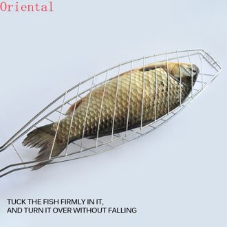 Draagbare Anti-aanbak Vis Grillen Mand Met Handvat Kip Vlees Bbq Mesh Clip Diy Barbecue Tool Roosteren Accessoires Outdoor