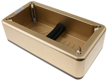 Draagbare Anti Slip Veiligheid Wegwerp Beschermende Overschoen Machine Schoonmaken Thuis Kantoor Stofdicht Automatische Schoen Dispenser Goud