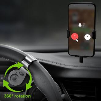 Draagbare Auto Android Mobiele Telefoon Controller Auto Gemonteerd Mobiele Telefoon Draadloze Afstandsbediening Knop Stuurwiel Navigatie