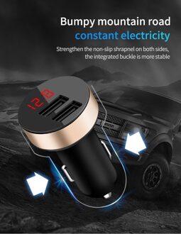 Draagbare Auto Heater 12 V/24 V High Power Auto Voorruit Heater Snelle Verwarming Ventilator Ontdooier Voor Sneeuw verwijdering Goud