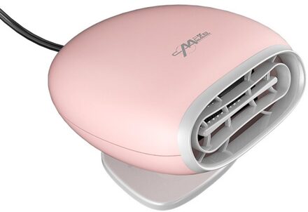 Draagbare Auto Heater Fan Ontdooien Sneeuw Heater Auto Defogger Multifunctionele Thuis Auto Dual Purpose Heater Gewone Type Roze
