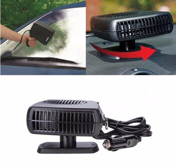 Draagbare Auto Kachel Verwarming Ventilator 2 In 1 12V Auto Verwarming Koelventilator Droger Voorruitontwaseming Voorruitverluchting Swing-Out Handvat