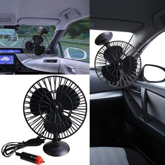 Draagbare Auto Mini Ventilator met Zuignap 12 V 4 Inch Zomer Mini Ventilator Auto Voertuig Koelventilator Plastic USB Fan Auto Accessoires