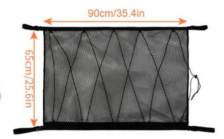 Draagbare Auto Plafond Opslag Netto Pocket Dak Interieur Cargo Netto Zak Kofferbak Opslag Pouch Diversen Organizer 1