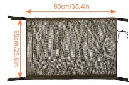 Draagbare Auto Plafond Opslag Netto Pocket Dak Interieur Cargo Netto Zak Kofferbak Opslag Pouch Diversen Organizer 2
