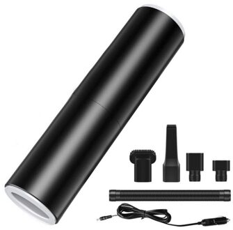 Draagbare Auto Stofzuiger 7000Pa 120W Handheld Cilinder Dust Cleaner Droog Nat Duel Gebruik Auto Vacuüm Zuig Lage noise zwart