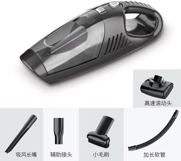 Draagbare Auto Stofzuiger: High Power Snoer Handheld Vacuüm Wireless-Beste Auto & Auto Accessoires Kit zwart