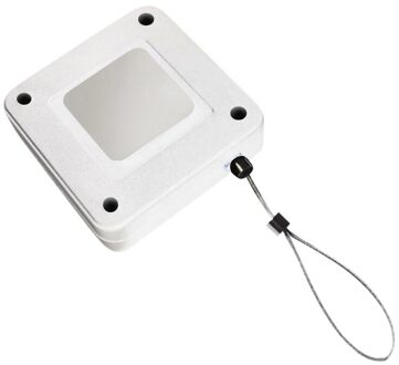 Draagbare Automatische Deurdranger Punch-Gratis Schuifdeur Automatische Deurdranger Home Keuken Badkamer Mdoor Deurdranger Te gebruik wit