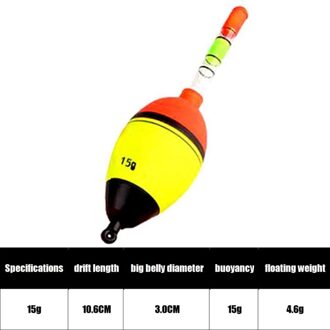 Draagbare Automatische Vissen Float Draagbare Accessoires Snelle Bobber Visserijvlotter Lichtgevende Snelle Vissen Float Opvallende 15g