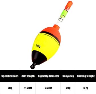 Draagbare Automatische Vissen Float Draagbare Accessoires Snelle Bobber Visserijvlotter Lichtgevende Snelle Vissen Float Opvallende 20g