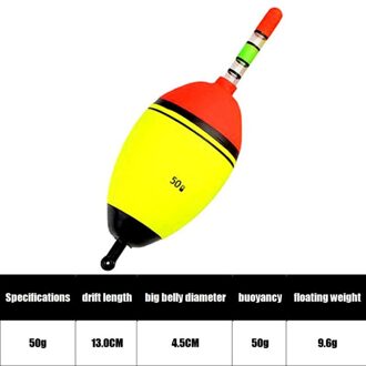 Draagbare Automatische Vissen Float Draagbare Accessoires Snelle Bobber Visserijvlotter Lichtgevende Snelle Vissen Float Opvallende 50g