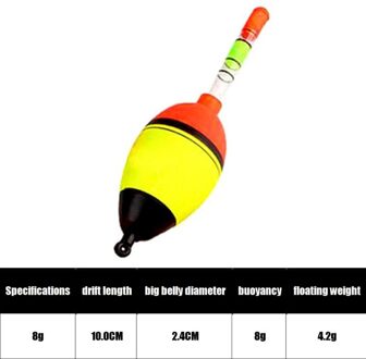 Draagbare Automatische Vissen Float Draagbare Accessoires Snelle Bobber Visserijvlotter Lichtgevende Snelle Vissen Float Opvallende 8g