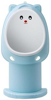 Draagbare Baby Boy Potty Toilet Training Kinderen Stand Verticale Urinoir Jongens Penico Pee Baby Peuter Muur Gemonteerde lucht blauw