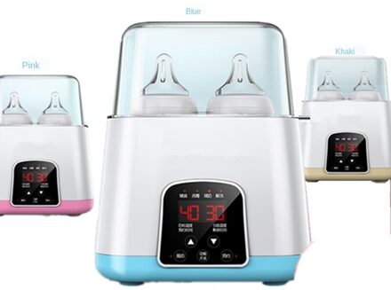Draagbare Baby Melk Heater Flessenwarmer Zuigfles Sterilisator Warme Thermostaat Multifunctionele Stoom Melk Warmer EU plug