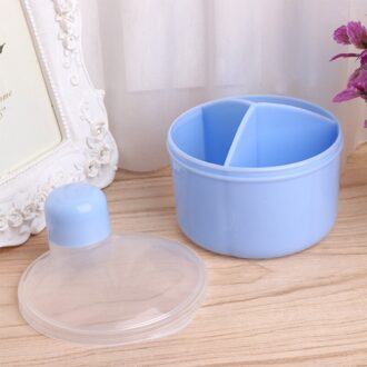 Draagbare Baby Melkpoeder Formule Dispenser Mini Container Opslag Voerbox Q1FE Blauw