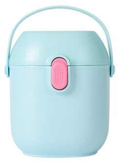 Draagbare Babyvoeding Opbergdoos Essentiële Granen Cartoon Baby Melkpoeder Doos Fruit Snacks Voeden Voedsel Opslag Container Doos blauw