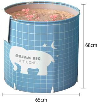 Draagbare Bad Vouwen Bad Emmer Opvouwbare Grote Volwassen Bad Baby Zwembad Isolatie Familie Badkamer Spa Sauna Bad 65 X 68CM