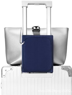 Draagbare Bagage Bandjes Multifunctionele Travel Organizer Bagage Bungee Plus Tas Strap-Opk Blauw