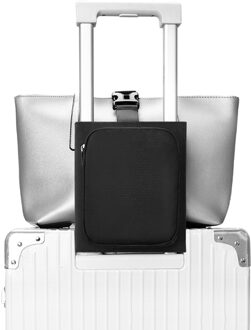 Draagbare Bagage Bandjes Multifunctionele Travel Organizer Bagage Bungee Plus Tas Strap-Opk zwart