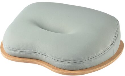 Draagbare Bamboe Laptop Tafel Kussen Schoot Bureau Boekenplank Lade Tablet Stand Handige Leren Bureau Houder Voor Bed Notebook Outdoor grijs