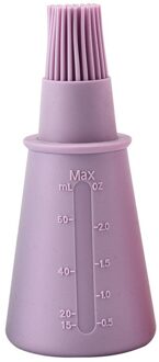 Draagbare Barbecue Gereedschap Siliconen Olie Fles Borstel Temperatuur Borstels Bbq Bakken Gadgets Accessoires Bedruipen Keuken Weerstaan D4E0 Paars