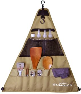 Draagbare Barbecue Servies Zak Outdoor Camping Duurzaam Outdoor Camping Nylon Kookgerei Opbergtas Servies Opbergtas style3