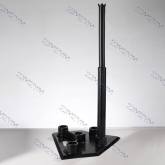 Draagbare Batting Tee Outdoor Training Honkbal Softbal Praktijk Stand Baseball Praktijk Apparatuur Verstelbare Hoogte 5Holes groot volwassen