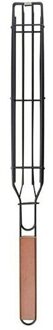 Draagbare Bbq Grillen Mand Herbruikbare Anti-aanbak Barbecue Grill Mesh Clip Steak Vlees Vis Groente Holder Tool