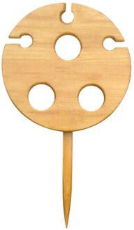 Draagbare Bier Tafel Wijn Tafel Met Opvouwbare Ronde Desktop Mini Houten Picknicktafel Voor Strand Camping Achtertuin Entertainment #20