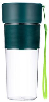 Draagbare Blender Persoonlijke Blender Juicer Veiligheid Usb Oplaadbare Thuis, Reizen Juicer Mixer Cup Voor Sap Shakes groen