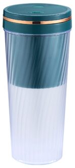 Draagbare Blender Persoonlijke Grootte Mini Blenders Cup Juicer Cup Usb Opladen Met 2 Bladen Elektrische Power Mixer Uitgaande groen