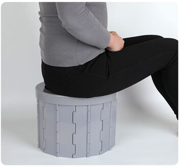 Draagbare Buiten Camping Wc Auto Wc Blauw