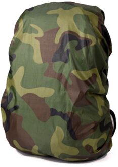 Draagbare Camouflage Rugzak Cover Waterdichte Regendicht Regen Rugzak Pack Stofdicht Cover Voor Travel Camping Outdoor Klimmen