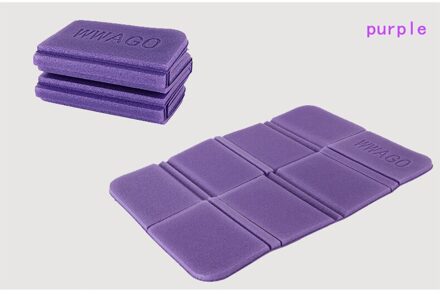 Draagbare Camping Wandelen Picknick Kussen Seat Pad Outdoor Opvouwbare Camping Vochtwerende Kussen Matras Waterdicht Seat Pad Paars